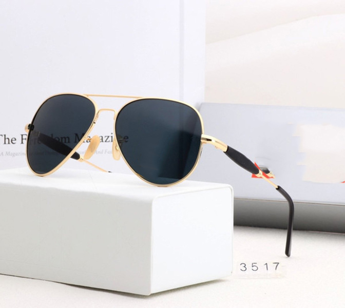 Lens Polarized Luxury Ray Sunglasses Glasses Women 3517 UV400 Eyewear Bans Men Pilot design Polaroid Frame Metal With box Hsoll, White;black
Lens Polarized Luxury Ray Sunglasses Glasses Women 3517 UV400 Eyewear Bans Men Pilot design Polaroid Frame Metal With box Hsoll, White;black