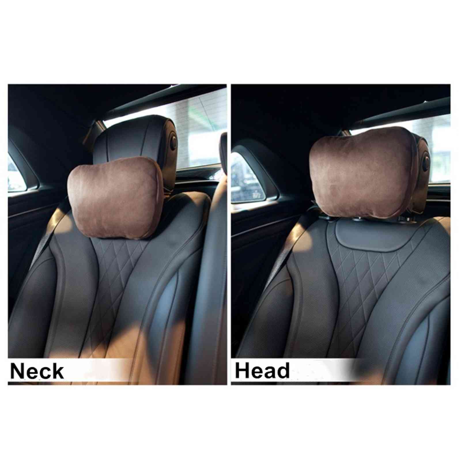 2Pcs Car Headrest Neck Support Pillow Cushion for Mercedes Mayboch S 300 S400 S500 S600 E200 E300 E320 C200l9030012
