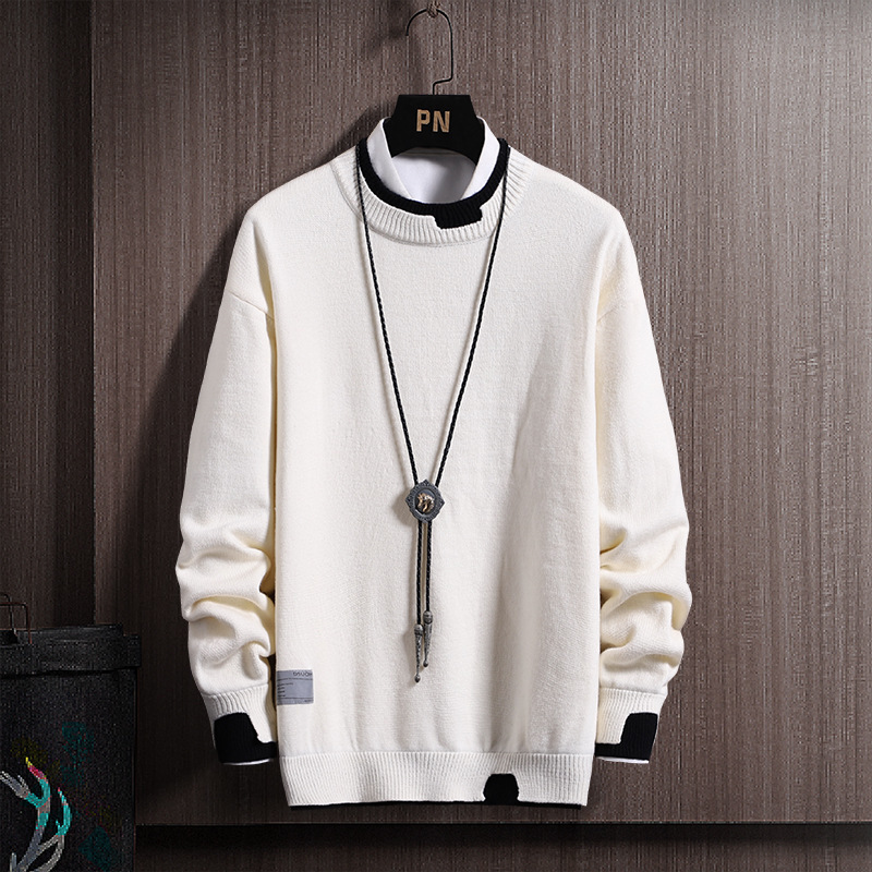Fake Two Pieces Sweaters Men O-Neck Colorblock Brand Sweaters Mens Pullover Casual Warm Loose Contrast Knitted Streetwear 210524, Purple
Fake Two Pieces Sweaters Men O-Neck Colorblock Brand Sweaters Mens Pullover Casual Warm Loose Contrast Knitted Streetwear 210524, Purple