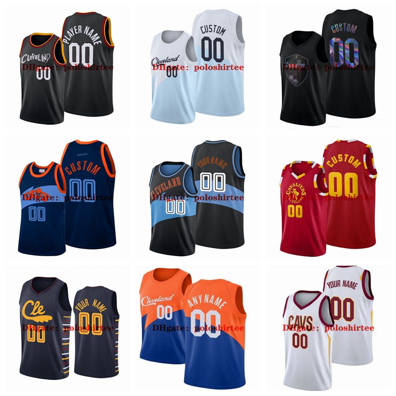 Custom Ricky 3 Rubio Basketball Jarrett 31 Allen Evan 4 Mobley Darius 10 Garland Jerseys kevin 0love Collin 2 Sexton Isaac 35 Okoro ClevelandCavaliersJersey от DHgate WW