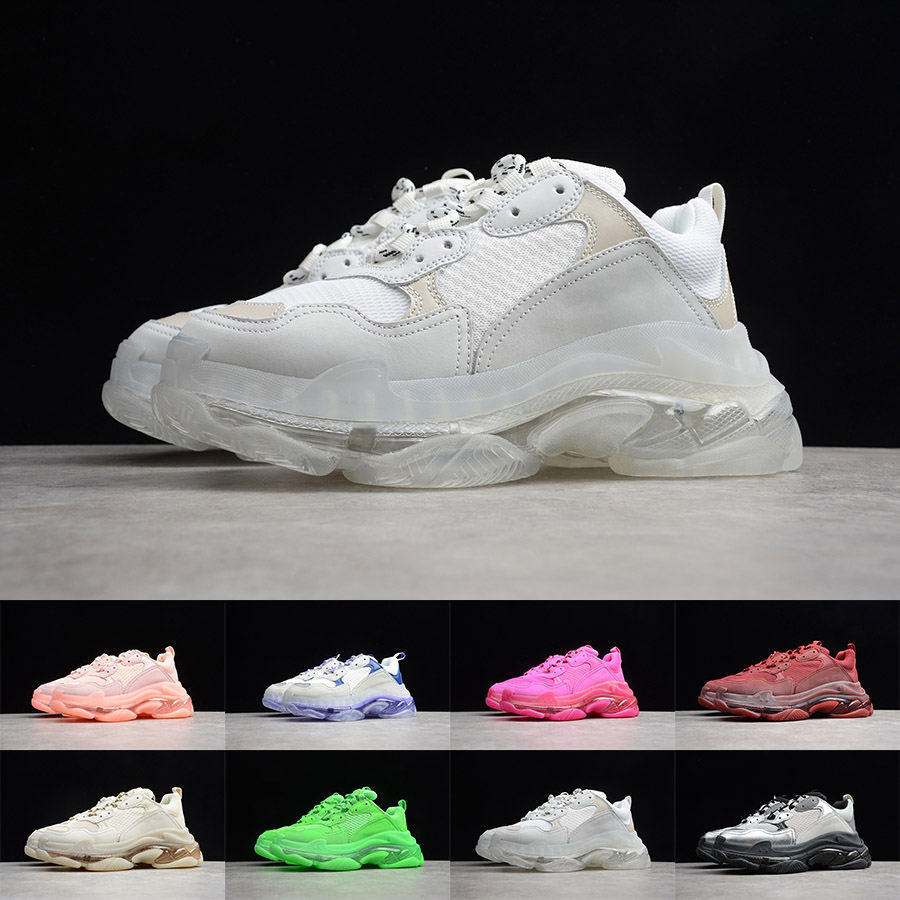 2021 High Quality Bred 17FW Triple S Adds A Clear Bubble Midsole Men Sneakers Mens Women Neon Green Increasing Casual Dad Shoes 36-45, Shown
2021 High Quality Bred 17FW Triple S Adds A Clear Bubble Midsole Men Sneakers Mens Women Neon Green Increasing Casual Dad Shoes 36-45, Shown