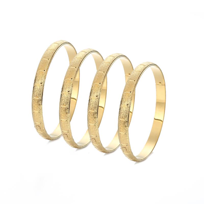 Bangle African Trendy Jewelry 8mm Width 4Pcs Dubai Gold Bangles For Women Men Ethiopian Bracelets
Bangle African Trendy Jewelry 8mm Width 4Pcs Dubai Gold Bangles For Women Men Ethiopian Bracelets