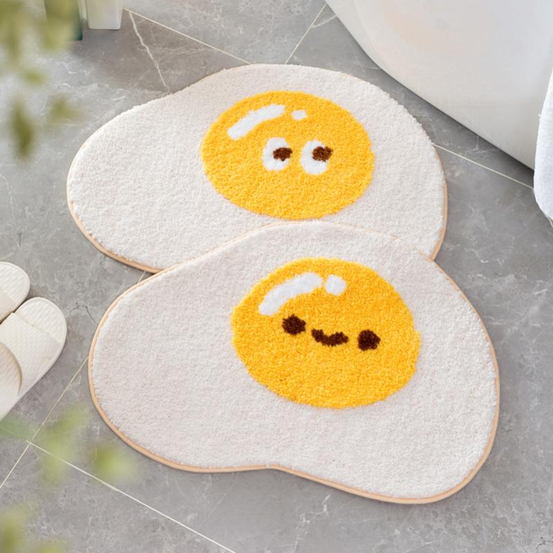 Fried Egg Bathroom Rug Cartoon Entrance Carpet Area Rugs Kitchen Bedroom Floor Mats Absorbent Dust-Proof Anti-Slip Doormat Bath
Fried Egg Bathroom Rug Cartoon Entrance Carpet Area Rugs Kitchen Bedroom Floor Mats Absorbent Dust-Proof Anti-Slip Doormat Bath