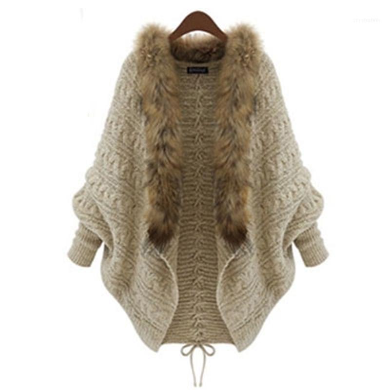 Women's Sweaters Women's Wholesale- Women Winter Cardigan Thick Capes Pull Femme Autumn Brand Fashion Knitted Fur Collar Wool Sw, Picture
Women's Sweaters Women's Wholesale- Women Winter Cardigan Thick Capes Pull Femme Autumn Brand Fashion Knitted Fur Collar Wool Sw, Picture