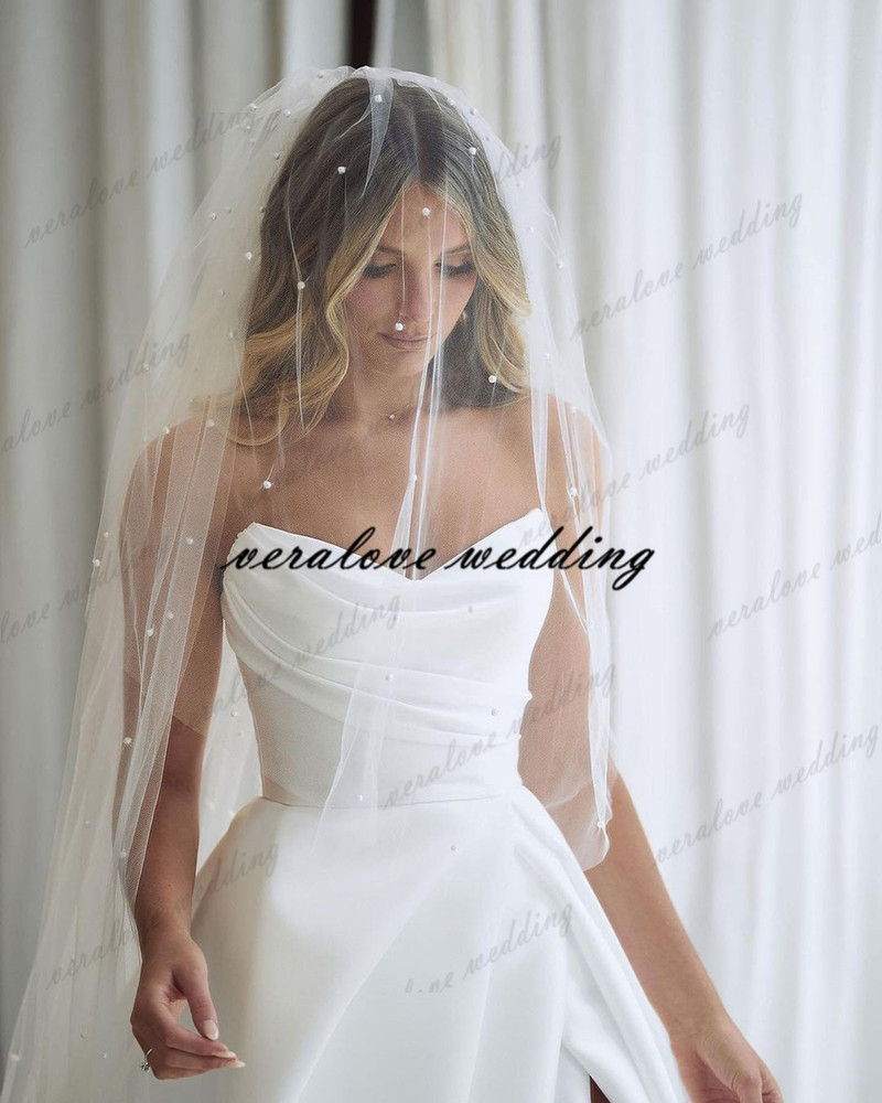 Country Garden Wedding Dress A Line Sweetheart Satin Split Bridal Gown Custom Made Princess Informal Occasion Party Gowns