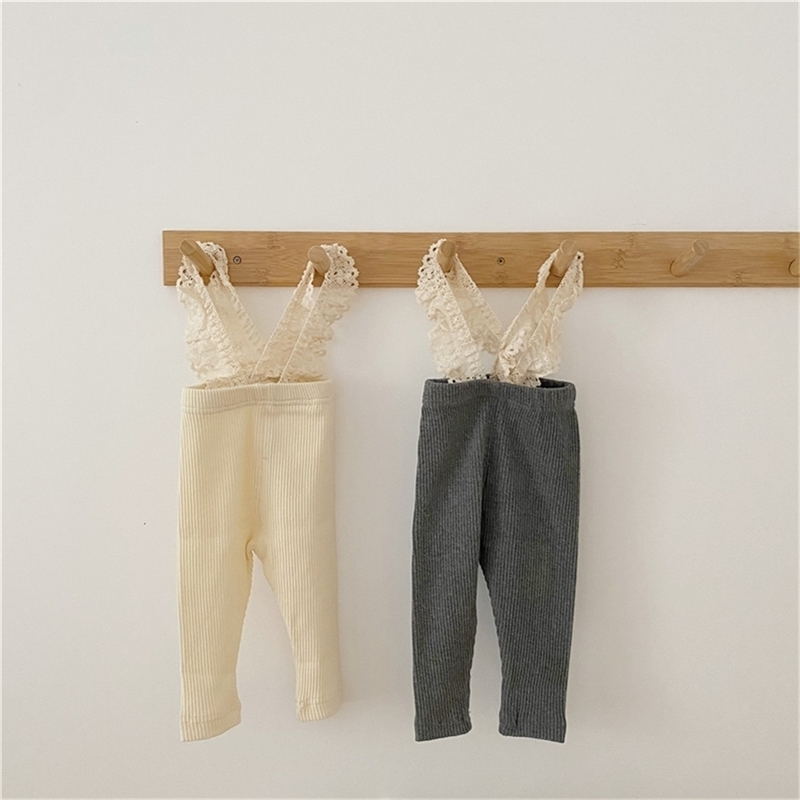 Baby girls casual lace overalls Spring autumn elastic suspender trousers 0-2Y 210708, Gray
Baby girls casual lace overalls Spring autumn elastic suspender trousers 0-2Y 210708, Gray