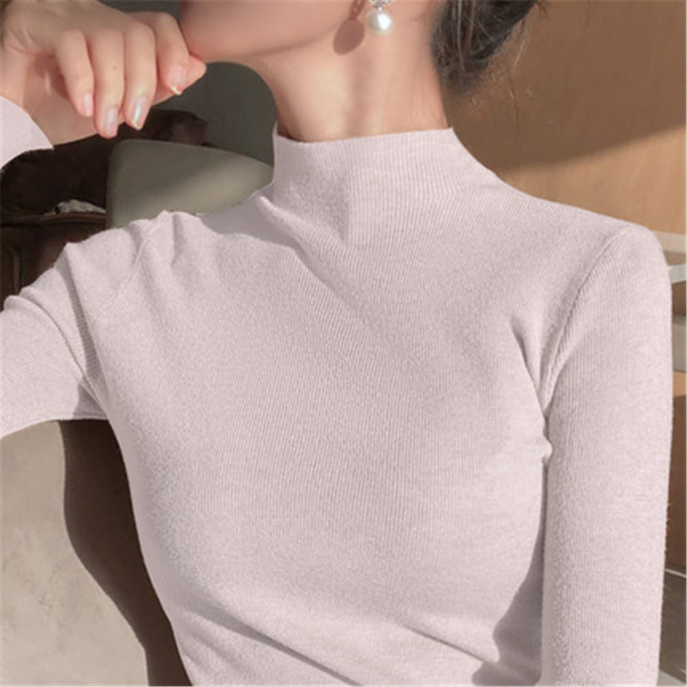 2021 Newest Knitted Women turtleneck Sweater Pullovers spring Autumn Basic Women highneck Sweater Pullover Slim female cheap top, Green
2021 Newest Knitted Women turtleneck Sweater Pullovers spring Autumn Basic Women highneck Sweater Pullover Slim female cheap top, Green
