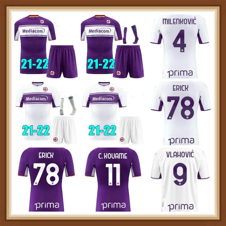 2021 2022 Fiorentina Jerseys de fútbol Ribery Callejon Prince Pezzella Chiesa 21 22 Firenze soccer jersey Vlahovic Florence Men kids kit Football Shirts set
2021 2022 Fiorentina Jerseys de fútbol Ribery Callejon Prince Pezzella Chiesa 21 22 Firenze soccer jersey Vlahovic Florence Men kids kit Football Shirts set