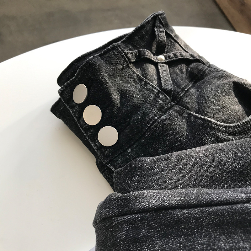 COZOK Jeans Women's Winter High Waist Slim Feet Elastic Slim Fit Pencil Pants H3090 210521