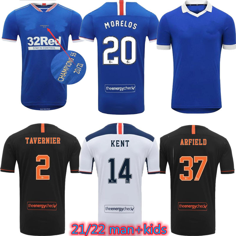 2021 Glasgow Rangers home and third away CHAMPIONS 55 Soccer Jerseys DEFOE HAGI MORELOS TAVERNIER 20/21 Football Shirts Men + kids kit MEMPH, Black;yellow
2021 Glasgow Rangers home and third away CHAMPIONS 55 Soccer Jerseys DEFOE HAGI MORELOS TAVERNIER 20/21 Football Shirts Men + kids kit MEMPH, Black;yellow