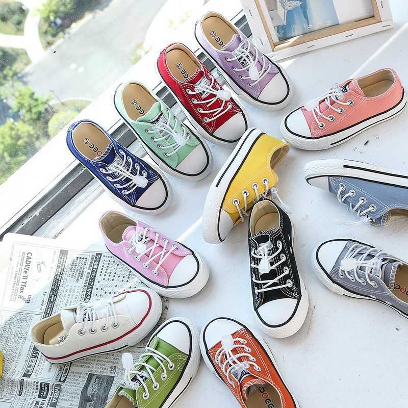 Children's Shoes Canvas Baby Girls Boys Sports Non-slip Rubber Sole Toddler Girl Sneakers Kids Y241030