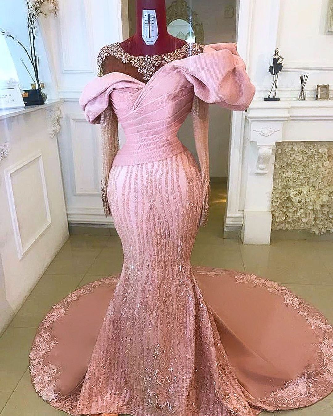 2021 Plus Size Arabic Aso Ebi Luxurious Beaded Crystals Prom Dresses Sheer Neck Mermaid Evening Formal Party Second Reception Gowns Dress ZJ200, Light purple
2021 Plus Size Arabic Aso Ebi Luxurious Beaded Crystals Prom Dresses Sheer Neck Mermaid Evening Formal Party Second Reception Gowns Dress ZJ200, Light purple