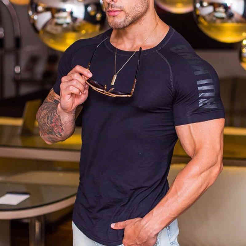 Fashion Print T-Shirts Men's Casual Short Sleeve Tops Summer Pullover Spring Male O-Neck Loose Streetwear Sweatshirt Top 210515