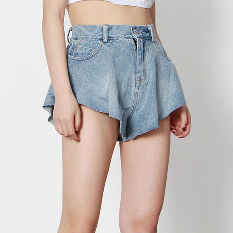Summer 2021 Women's Sexy High Waist Loose Denim Shorts Mini Fashion Party Tide Jeans