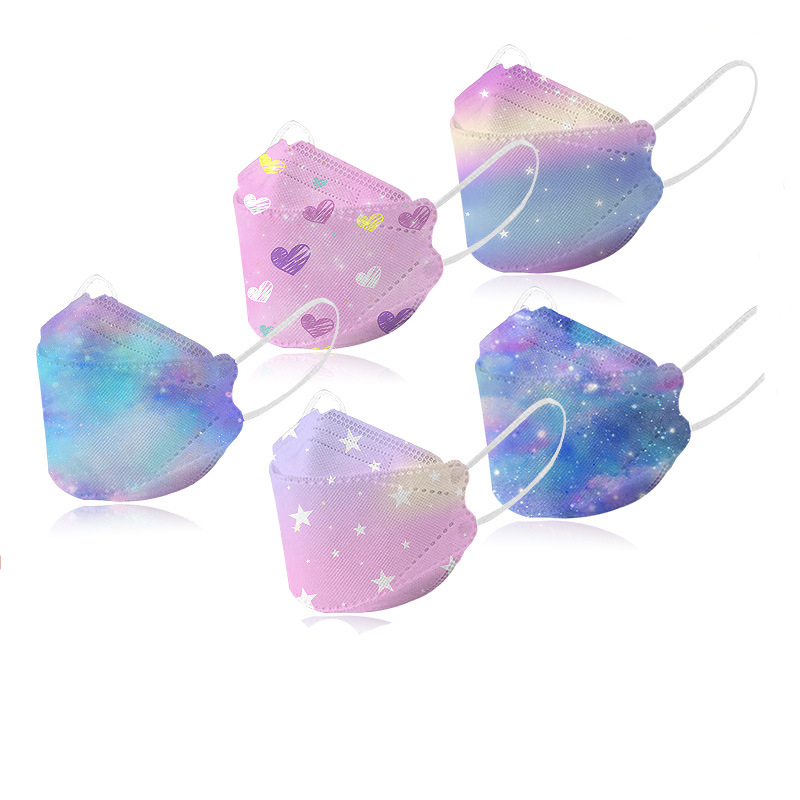 Designer Mask Disposable Face Masks KF94 Style Women Breathable Dust Proof Prevent the flu Gradient Ramp Adults Children Star Love Design Filtration Rate 95%
Designer Mask Disposable Face Masks KF94 Style Women Breathable Dust Proof Prevent the flu Gradient Ramp Adults Children Star Love Design Filtration Rate 95%