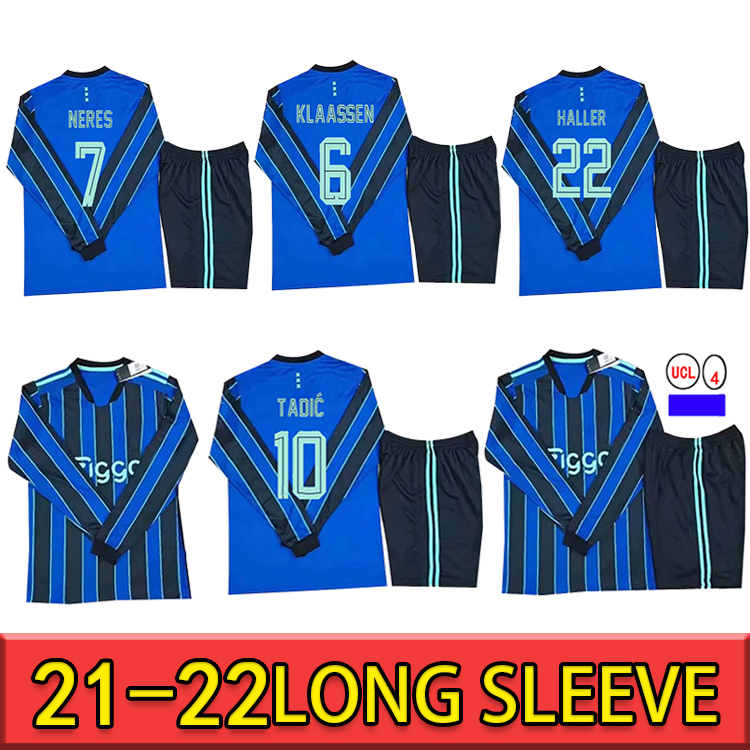 HALLER Long sleeve 21 22 3rd black amsterdam soccer jerseyS 2021 TADIC KLAASSEN TRAORE PROMES NERES CRUYFF men kit football shirt, Black;yellow
HALLER Long sleeve 21 22 3rd black amsterdam soccer jerseyS 2021 TADIC KLAASSEN TRAORE PROMES NERES CRUYFF men kit football shirt, Black;yellow