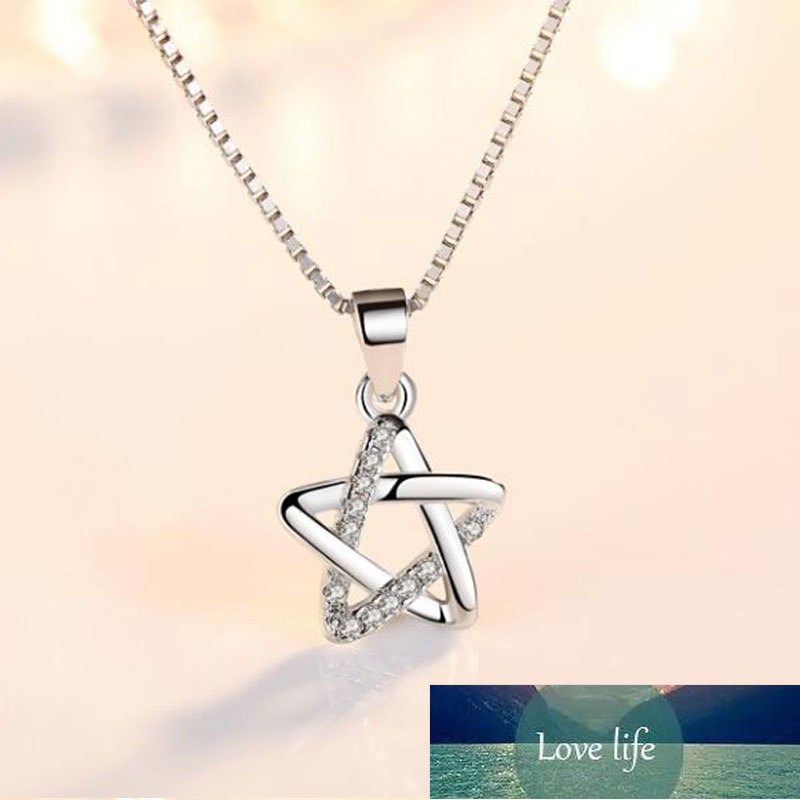 925 Sterling Silver Hollow Pentagram Pendant Necklace Zircon Necklace Jewelry For Women Fashion Charm Jewelry Gifts S-N204, Golden;silver
925 Sterling Silver Hollow Pentagram Pendant Necklace Zircon Necklace Jewelry For Women Fashion Charm Jewelry Gifts S-N204, Golden;silver