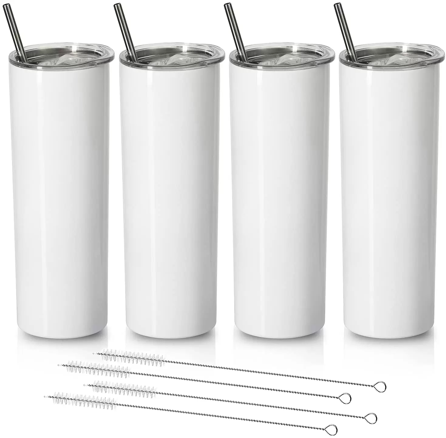 DHL Wholesale 20oz DIY Sublimation Straight Tumbler With Straw Rubber Coaster And Straws Brush Doubel Wall Thermos Cup fy4275, Multi-color
DHL Wholesale 20oz DIY Sublimation Straight Tumbler With Straw Rubber Coaster And Straws Brush Doubel Wall Thermos Cup fy4275, Multi-color