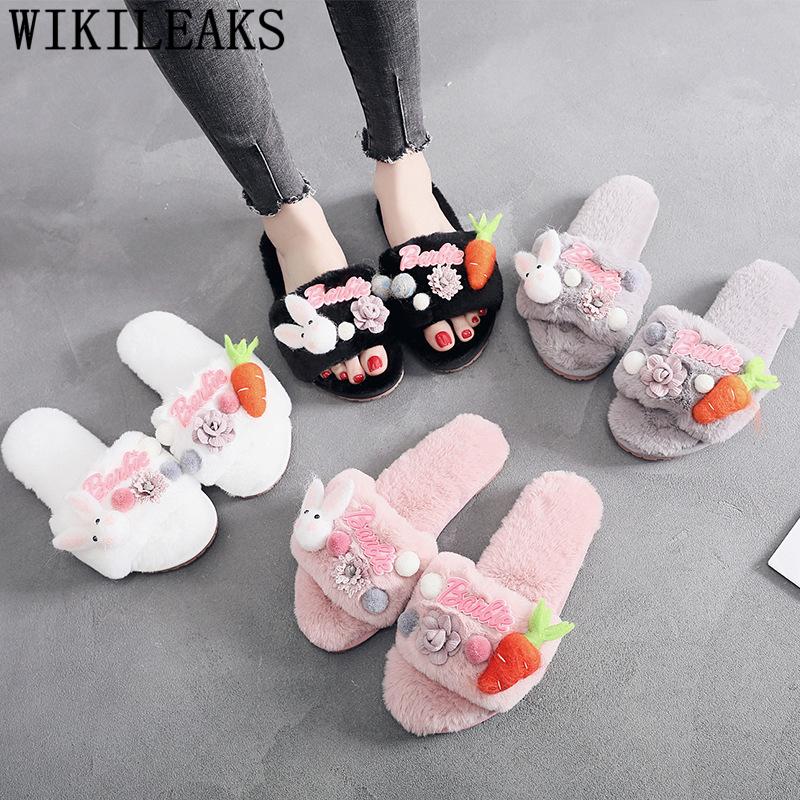 Slippers Cute Home Shoes Woman Flat Ladies Bedroom Fashion Fur Slides Spring Plush Luxury Women Designer, Black
Slippers Cute Home Shoes Woman Flat Ladies Bedroom Fashion Fur Slides Spring Plush Luxury Women Designer, Black