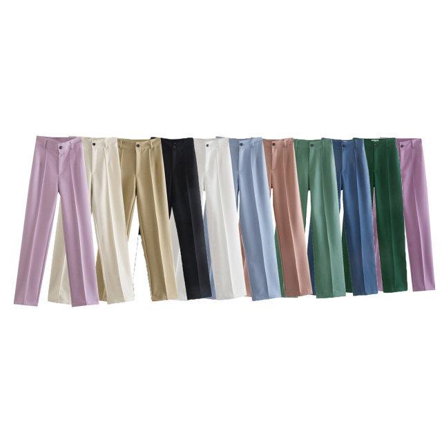 Women's Pants & Capris Women Chic Fashion Office Wear Straight Vintage High Waist Zipper Female Trousers Bottoms Work, Beige
Women's Pants & Capris Women Chic Fashion Office Wear Straight Vintage High Waist Zipper Female Trousers Bottoms Work, Beige