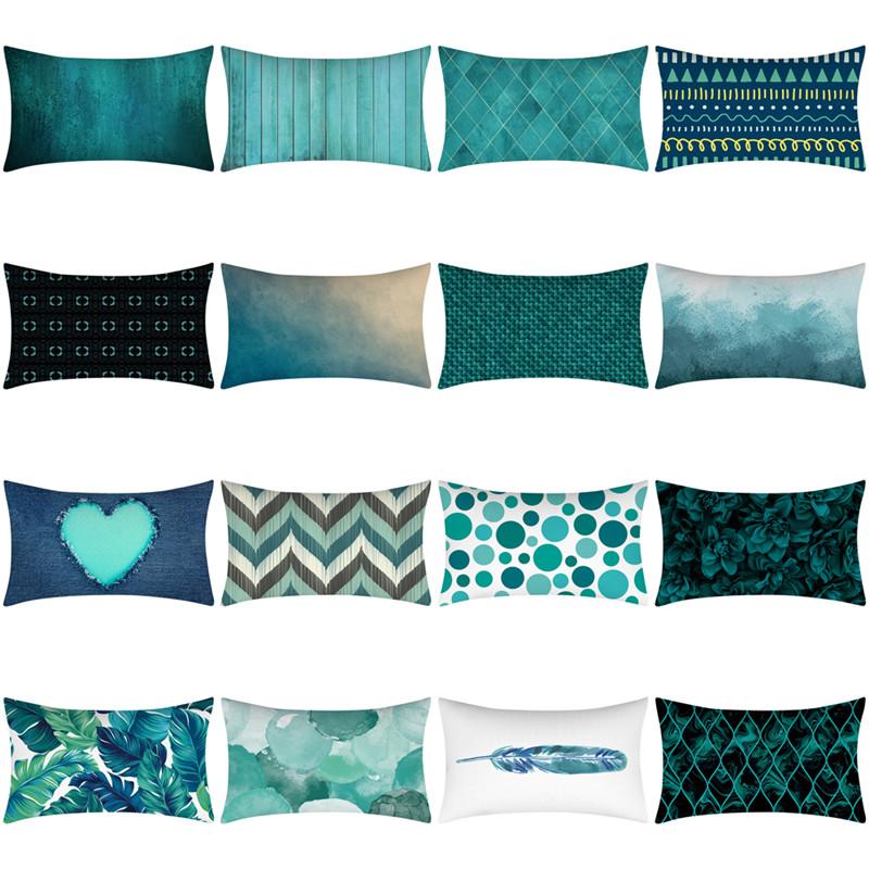 Cushion/Decorative Pillow Teal Blue Pillowcase 30X50 Geometry Cushion Cover Polyester Sofa Cushions Decorative Throw Pillows Nordic Home Dec
Cushion/Decorative Pillow Teal Blue Pillowcase 30X50 Geometry Cushion Cover Polyester Sofa Cushions Decorative Throw Pillows Nordic Home Dec