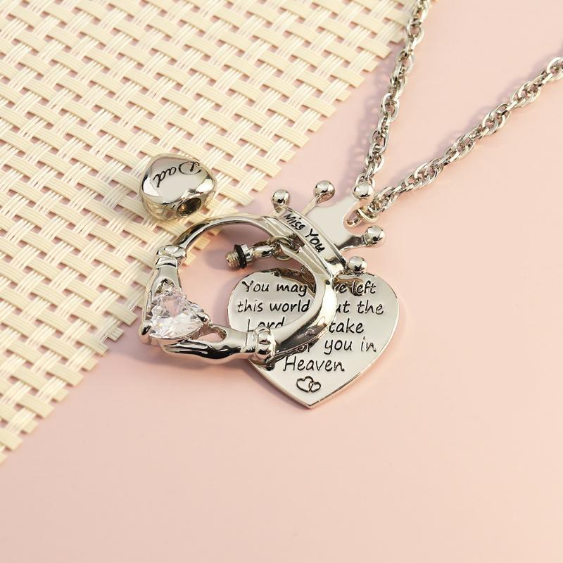 Pendant Necklaces Crown Peach Heart Perfume Box Necklace Fashion Personality All-Match Clavicle Chain Valentine's Day Birthday Gift, Silver
Pendant Necklaces Crown Peach Heart Perfume Box Necklace Fashion Personality All-Match Clavicle Chain Valentine's Day Birthday Gift, Silver