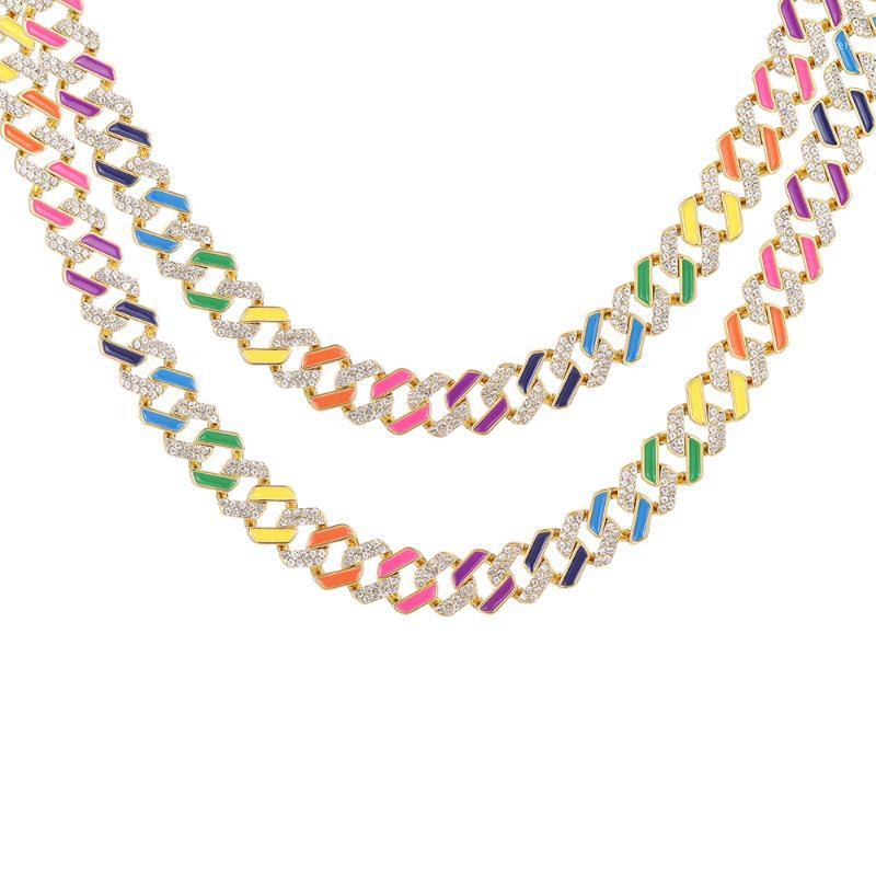 Hip Hop Miami Cuban Choker Necklace Collares For Women Vintage Punk Boho Aluminum Colorful Jewelry Neck Accessories 2021 Chains
Hip Hop Miami Cuban Choker Necklace Collares For Women Vintage Punk Boho Aluminum Colorful Jewelry Neck Accessories 2021 Chains