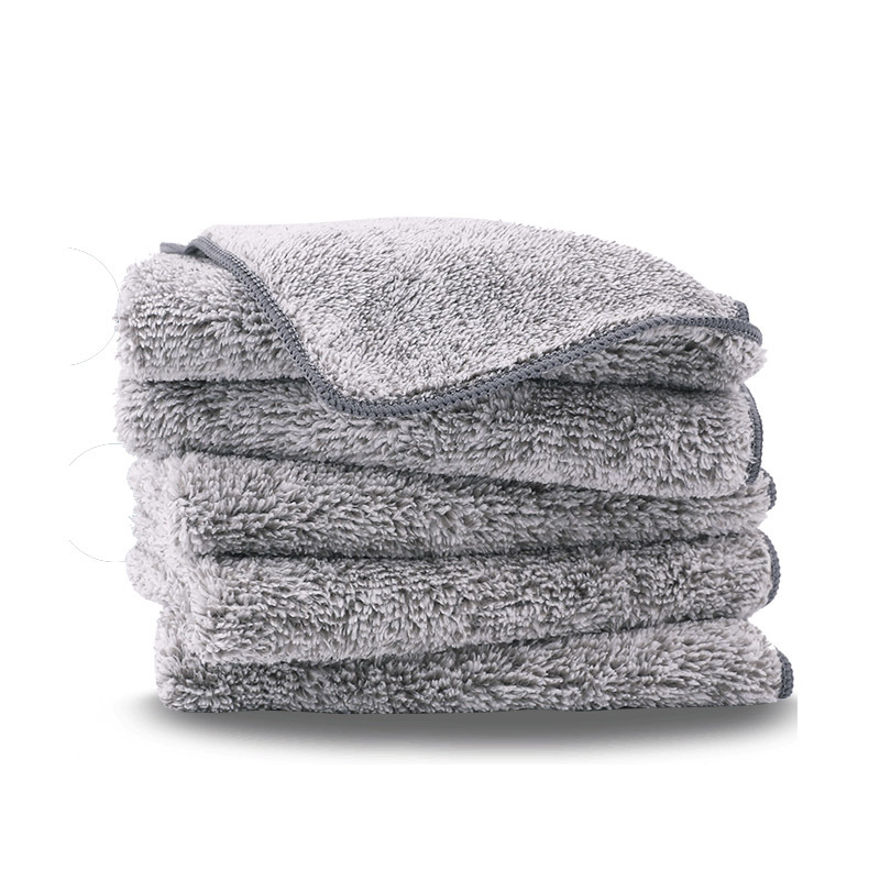 1Pcs Japanese Style Microfiber Cleaning Cloth Cleaning Towel Gray Super Absorbent Multi Purpose Kitchen Supplies Wiping Rags