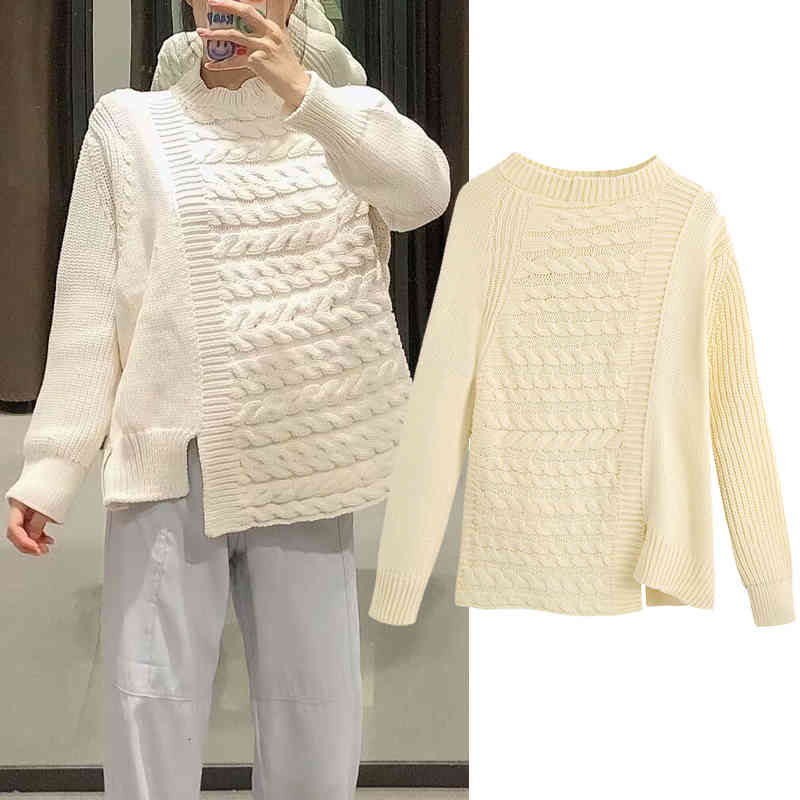 Women' Sweaters Women Autumn irregular Pure white sweater O-Neck Thicken Sweater Girl Long Sleeve Casual Loose Knit Pullovers N98, Beige
Women' Sweaters Women Autumn irregular Pure white sweater O-Neck Thicken Sweater Girl Long Sleeve Casual Loose Knit Pullovers N98, Beige