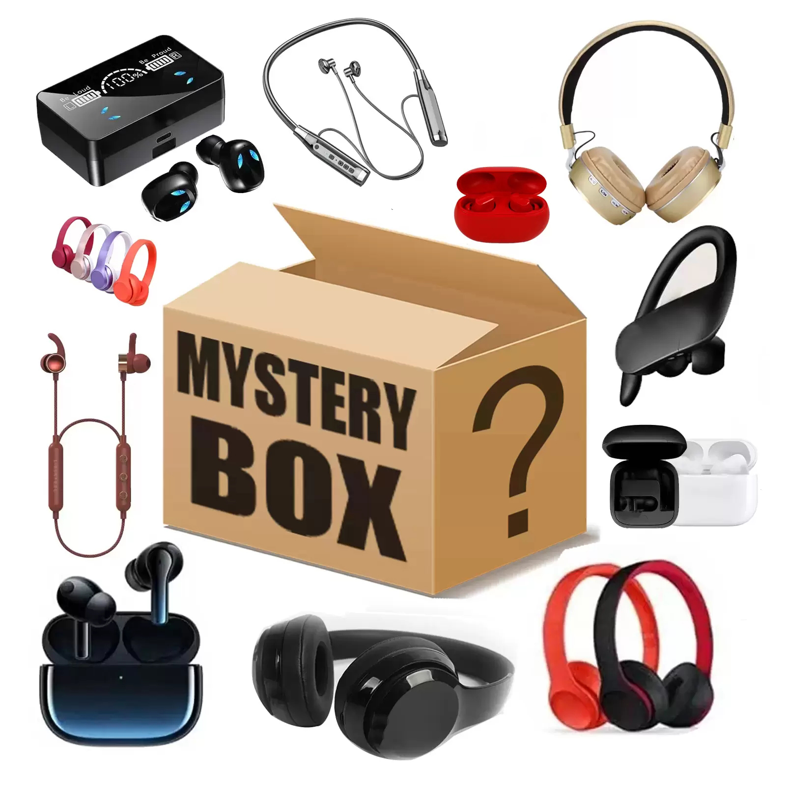 High quality Gifts Headphone Accessories Lucky Mystery Boxes There is A Chance to Open: Mobile Phone, Cameras, Earphone More Highs qualitys Gift good
High quality Gifts Headphone Accessories Lucky Mystery Boxes There is A Chance to Open: Mobile Phone, Cameras, Earphone More Highs qualitys Gift good