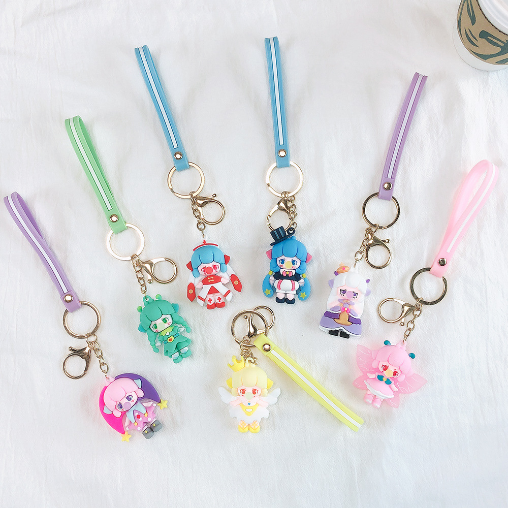 Cute keychain holder fashion women girls kawaii rabbit Key chain for female Kawaii-Cartoon Frog Pudding Dog Penguin Bag Pendant, Multicolor
Cute keychain holder fashion women girls kawaii rabbit Key chain for female Kawaii-Cartoon Frog Pudding Dog Penguin Bag Pendant, Multicolor