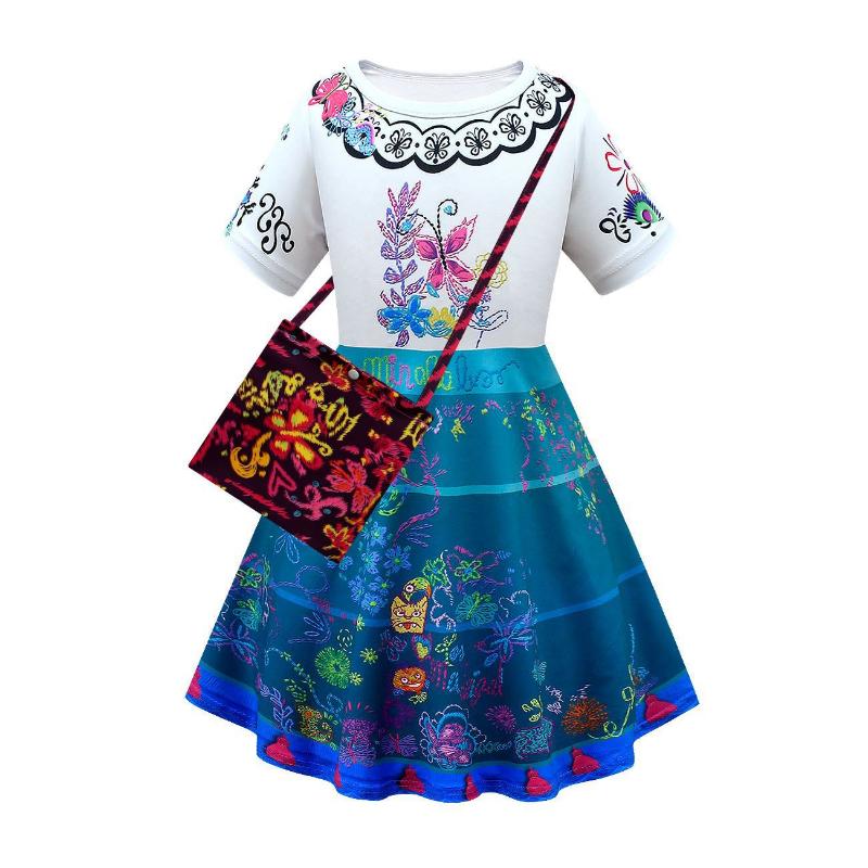 Girl's Dresses Charm Mirabel Madrid-Children's Carnival Halloween Girl Cosplay Costume Princess Dress Children's Day Performance, Red;yellow
Girl's Dresses Charm Mirabel Madrid-Children's Carnival Halloween Girl Cosplay Costume Princess Dress Children's Day Performance, Red;yellow