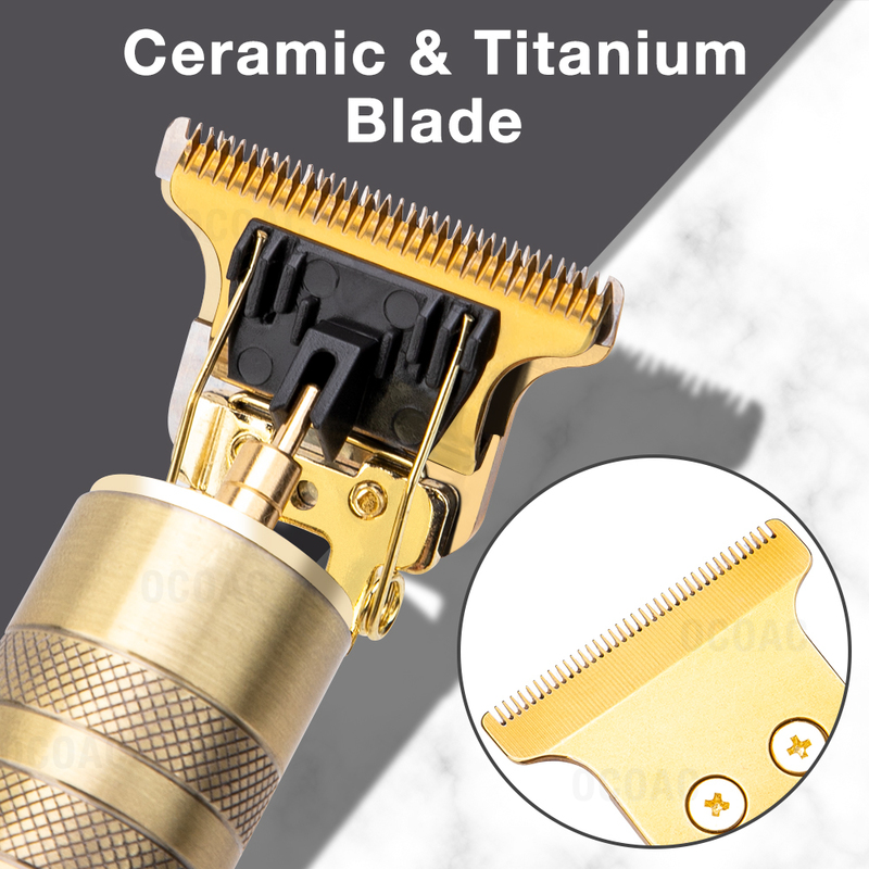 Haircut Machine For Men Professional Clippers USB Rechargeable Barber Shop Beard Shaver Electric Trimmer Dragon T9 220216