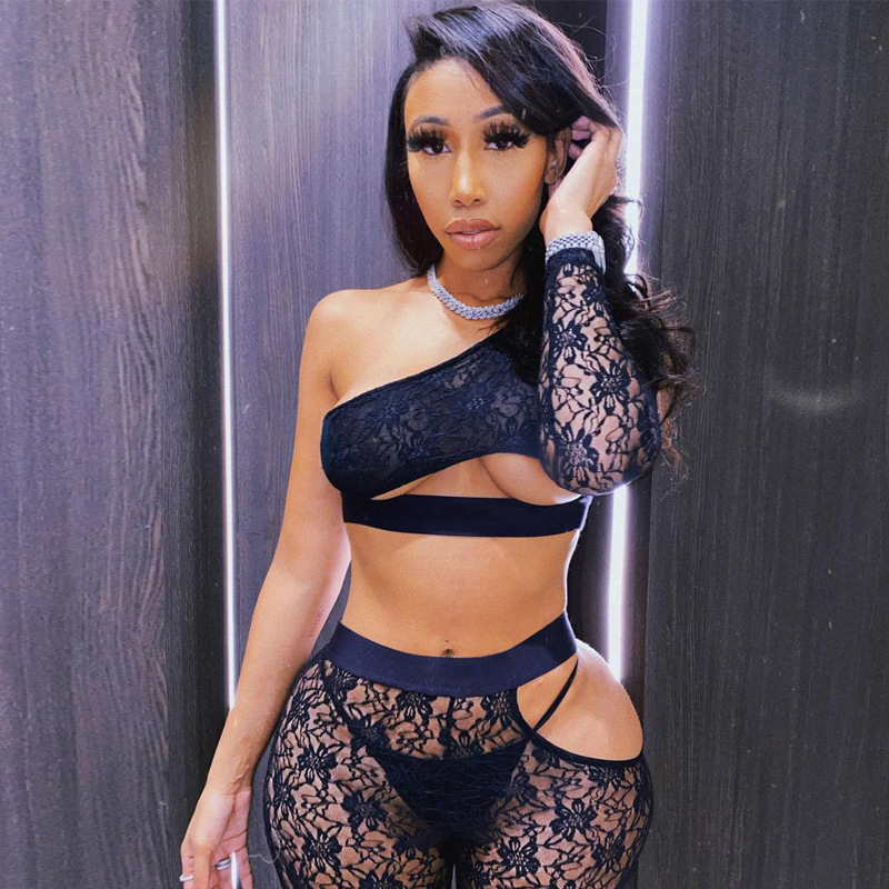 2021 Sxey Wholesale Lady Mesh Fitness Crop Top Lace Up Yoga Pants Suit See Through Outfits Women 2 Piece Pants Set, Black
2021 Sxey Wholesale Lady Mesh Fitness Crop Top Lace Up Yoga Pants Suit See Through Outfits Women 2 Piece Pants Set, Black
