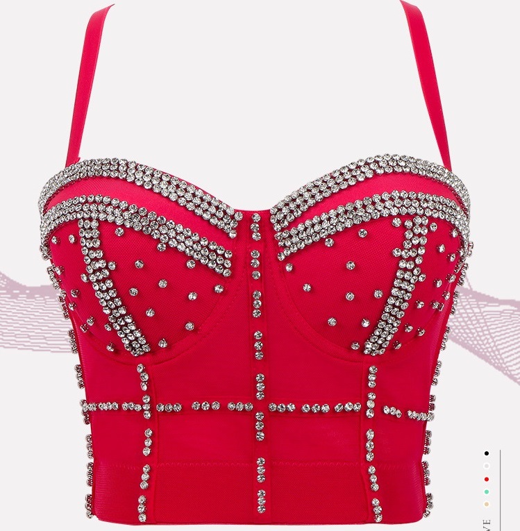 Camisoles Tanks designer Handmade Pearl Beads Bra Corset Sexy Bar Club Party DJ Female Dancer Black shirt Beading Bustier Crop Tops Stage Wear NightClub belly Rivet
Camisoles Tanks designer Handmade Pearl Beads Bra Corset Sexy Bar Club Party DJ Female Dancer Black shirt Beading Bustier Crop Tops Stage Wear NightClub belly Rivet