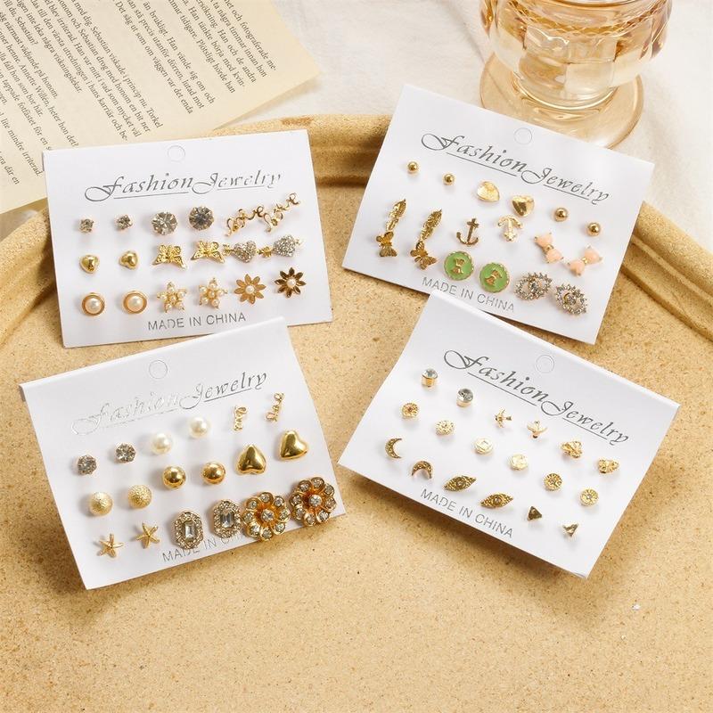 Stud Geometric Woman Earrings Flower Butterfly Women Earring Fashion Jewelry Lady Korean Vintage Trendy Zinc Alloy Cute Kolczyki, Golden;silver
Stud Geometric Woman Earrings Flower Butterfly Women Earring Fashion Jewelry Lady Korean Vintage Trendy Zinc Alloy Cute Kolczyki, Golden;silver
