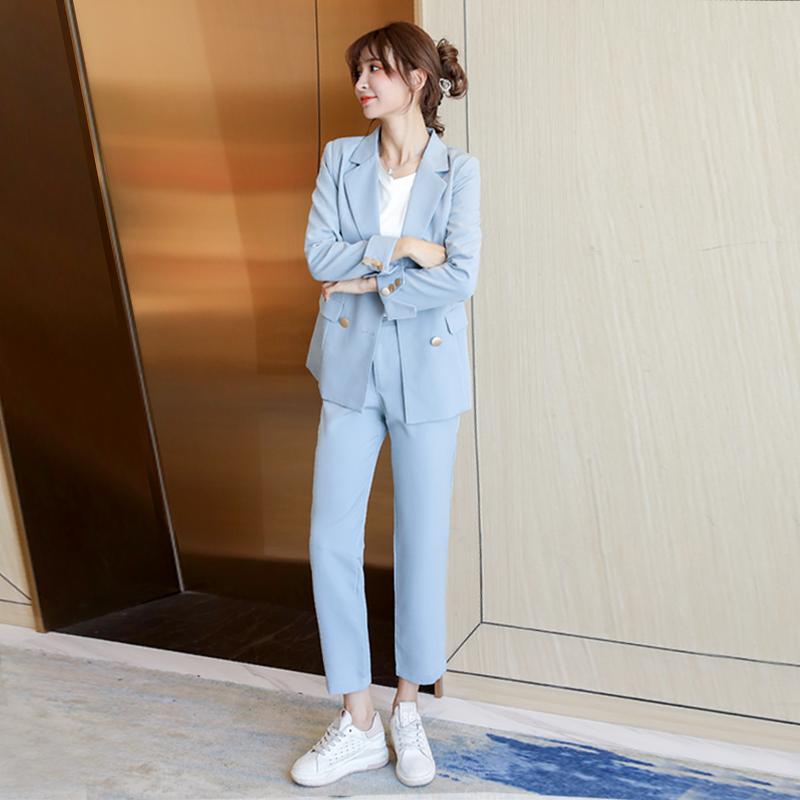 Women's Two Piece Pants 2021 Spring Autumn Office Ladies Suits Notched Sets Female Single Button Blazer Elegant Long Pant Suit, White
Women's Two Piece Pants 2021 Spring Autumn Office Ladies Suits Notched Sets Female Single Button Blazer Elegant Long Pant Suit, White