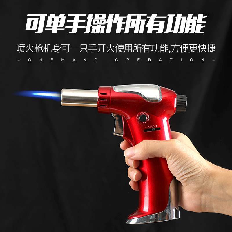 Outdoor barbecue torch kitchen igniter flame portable large direct fire lighter welding gun от DHgate WW