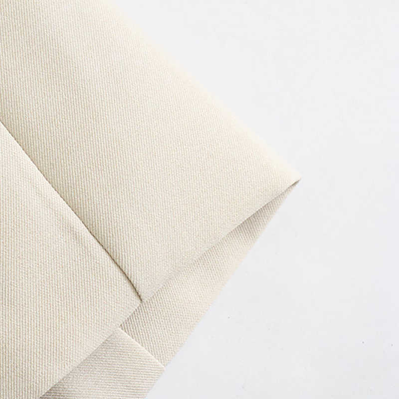 Wixra Women Casual Business Double Breasted Blazer Coat Long Sleeve Pockets Female OL Chic Tops 210930