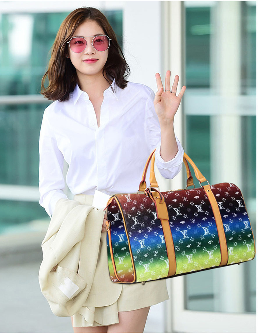 Men Duffel Bags Fashion Designer style travel bag Rainbow flower luggage Women handbags large capacity sport outdoor tote SIZE 45-55CM #51885 Original pic contact me, Good bags as pic
Men Duffel Bags Fashion Designer style travel bag Rainbow flower luggage Women handbags large capacity sport outdoor tote SIZE 45-55CM #51885 Original pic contact me, Good bags as pic
