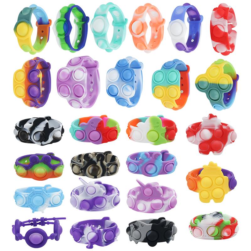 Push Bubble Band Fidget Toy Kids Party Hallowmas Bracelet Gift Sensory Dimple Toys Child Squeeze Bauble Office Workers Stress Relieving Anti
Push Bubble Band Fidget Toy Kids Party Hallowmas Bracelet Gift Sensory Dimple Toys Child Squeeze Bauble Office Workers Stress Relieving Anti