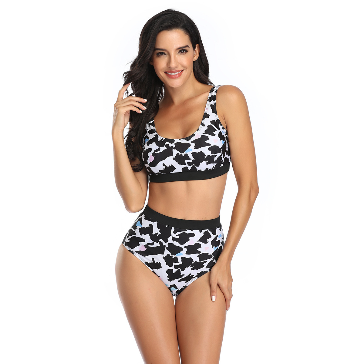 Push Up Bikinis Swimsuits High Waist Biquini Brazilian Swimwear Women Sexy Cow Print Bathers Bathing Suits Beachwear 210520
Push Up Bikinis Swimsuits High Waist Biquini Brazilian Swimwear Women Sexy Cow Print Bathers Bathing Suits Beachwear 210520
