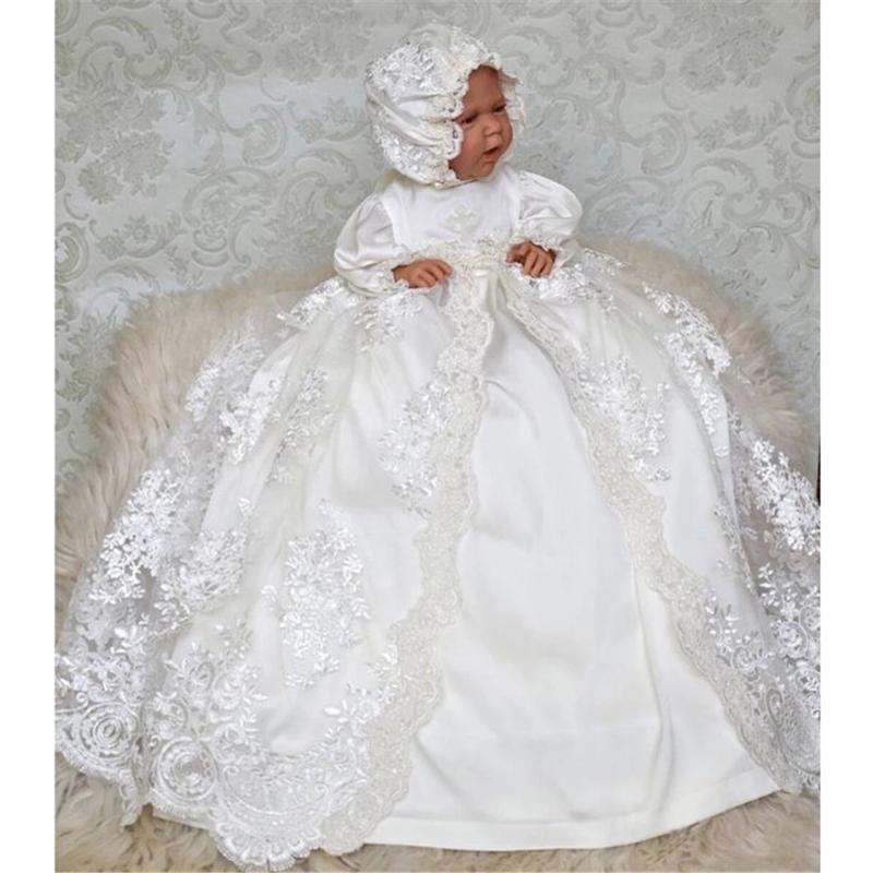 Girl's Dresses Baby Infant Dress White Ivory Girls Christening Gown Lace Tulle Long Baptism With Headband Toddler, Red;yellow
Girl's Dresses Baby Infant Dress White Ivory Girls Christening Gown Lace Tulle Long Baptism With Headband Toddler, Red;yellow