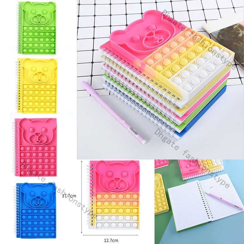 Fidgety toys cartoon Bear Head Pop Notebook by bubble children's after-school recess decompression finger toy Christmas present
Fidgety toys cartoon Bear Head Pop Notebook by bubble children's after-school recess decompression finger toy Christmas present