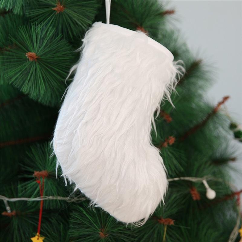 Christmas Decorations Stockings White Plush Xmas Ornaments Pendant Tree Noel Gift Socks
Christmas Decorations Stockings White Plush Xmas Ornaments Pendant Tree Noel Gift Socks