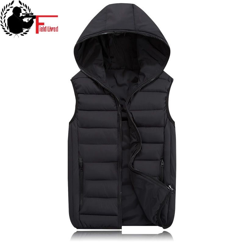 Warm Sleeveless Jacket Men Thickening Cotton Down Vest Hat Hooded Vest Winter Waistcoat for Male Casual Tank Windbreaker 210518, Green
Warm Sleeveless Jacket Men Thickening Cotton Down Vest Hat Hooded Vest Winter Waistcoat for Male Casual Tank Windbreaker 210518, Green