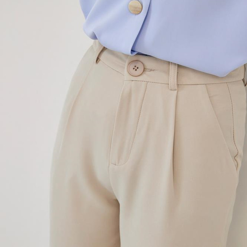 Plus Size Casual High Waist Radish Harem Pants Women Bottoms British Suit Solid Straight Loose Trousers 210421