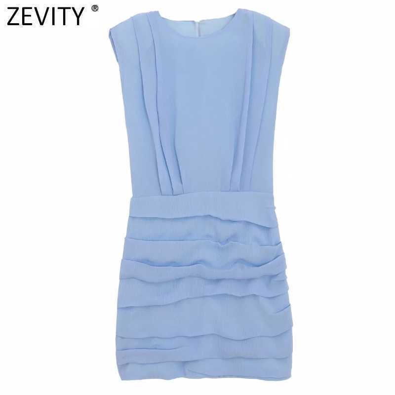 Zevity Women Fashion Solid Color Pleated Slim Mini Dress Summer Female Chic O Neck Sleeveless Chiffon Vest Party Vestidos DS8500 210603, As pic ds8500xqj
Zevity Women Fashion Solid Color Pleated Slim Mini Dress Summer Female Chic O Neck Sleeveless Chiffon Vest Party Vestidos DS8500 210603, As pic ds8500xqj
