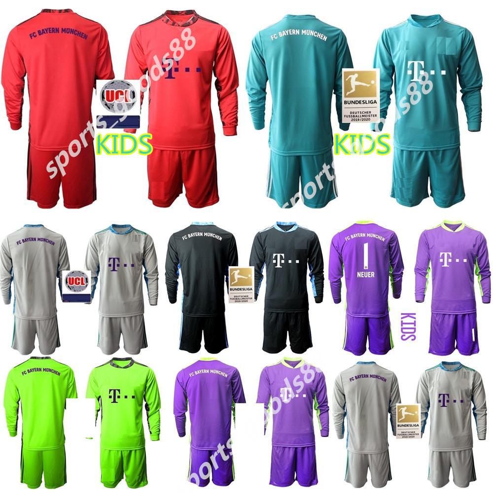2020 2021 kids kit Long Sleeve Soccer Jerseys youth boys children 1 NEUER 26 ULREICH Goalkeeper 20 21 Football Shirt, Black;yellow
2020 2021 kids kit Long Sleeve Soccer Jerseys youth boys children 1 NEUER 26 ULREICH Goalkeeper 20 21 Football Shirt, Black;yellow