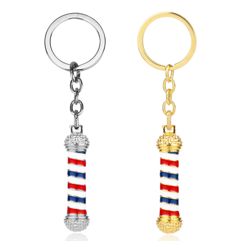 Barber Shop 3D Pole Pendant Keychain 2Colors Hip Hop Barber Hairdresser Jewelry Gifts For Hairdesigner, Silver
Barber Shop 3D Pole Pendant Keychain 2Colors Hip Hop Barber Hairdresser Jewelry Gifts For Hairdesigner, Silver